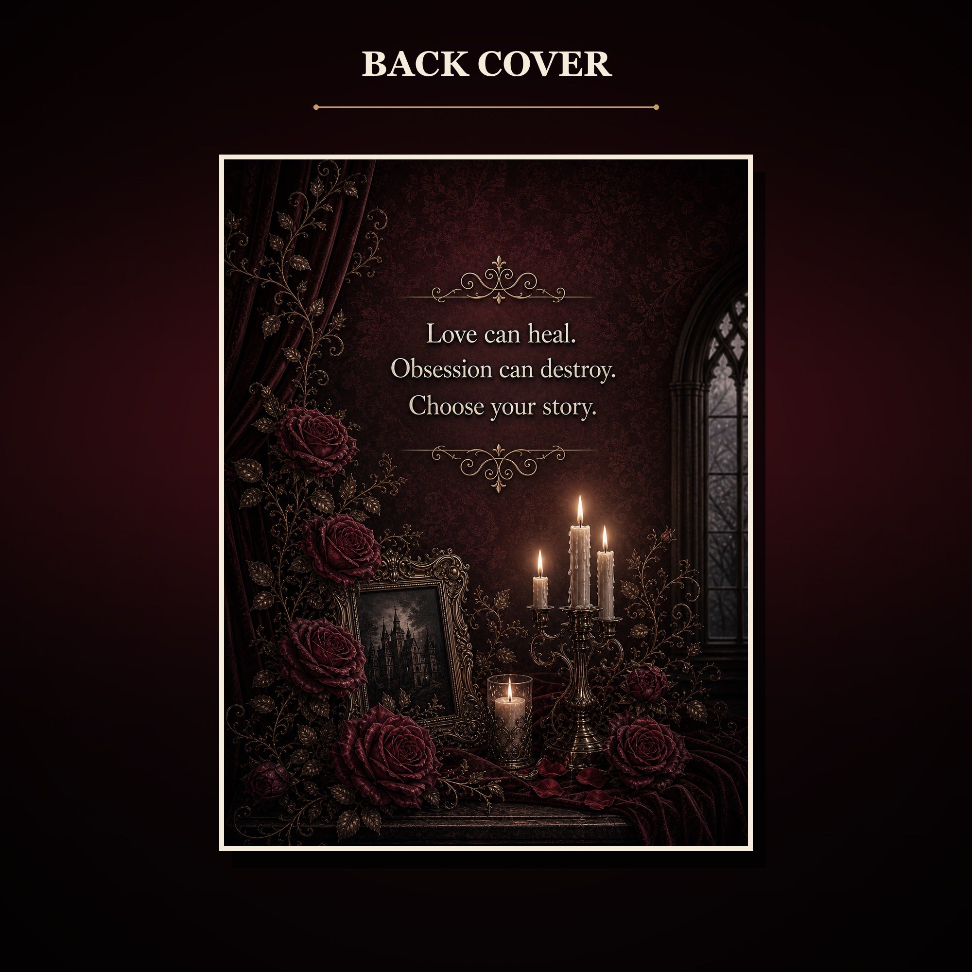 Dark Romance Coloring Book - Printable PDF