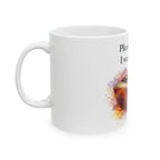 Please Be Quiet – Bookish Ceramic Mug Printify