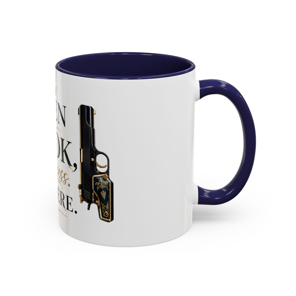 Open the Book, Princess. I'm Here. – Bookish Ceramic Mug