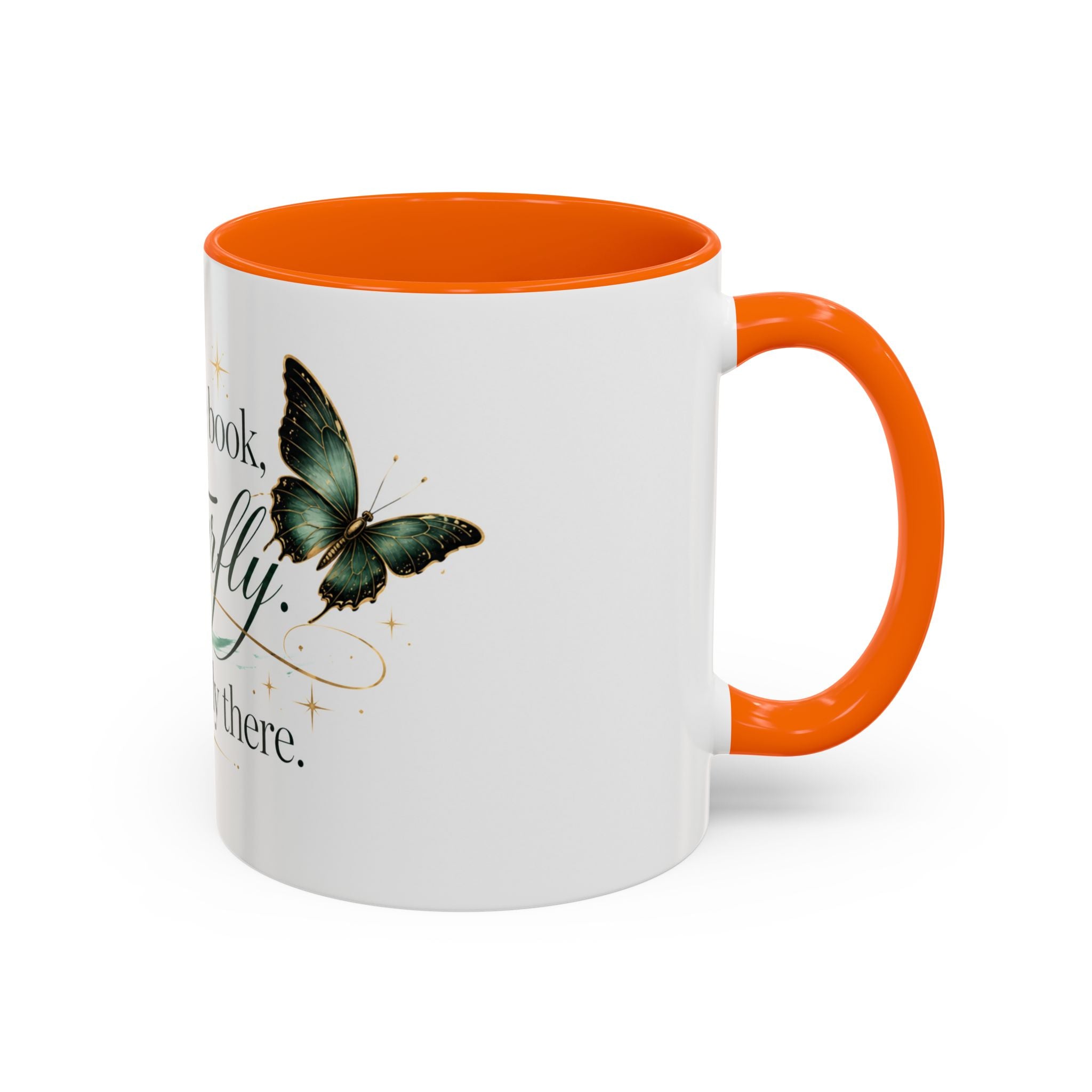 Open the Book, Butterfly. I'm Already There. – Bookish Ceramic Mug