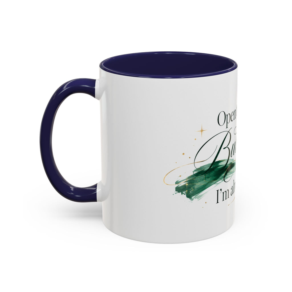 Open the Book, Butterfly. I'm Already There. – Bookish Ceramic Mug