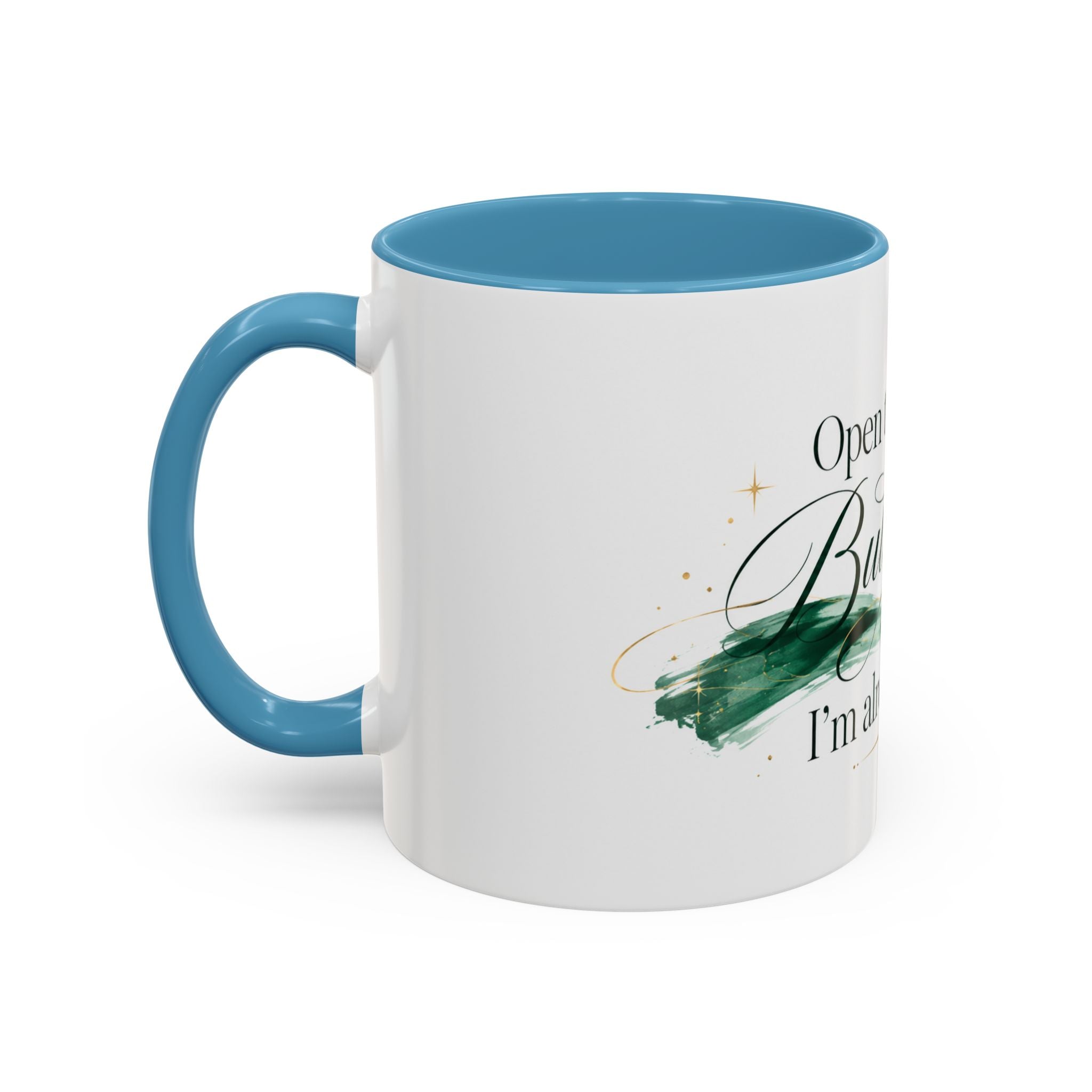 Open the Book, Butterfly. I'm Already There. – Bookish Ceramic Mug