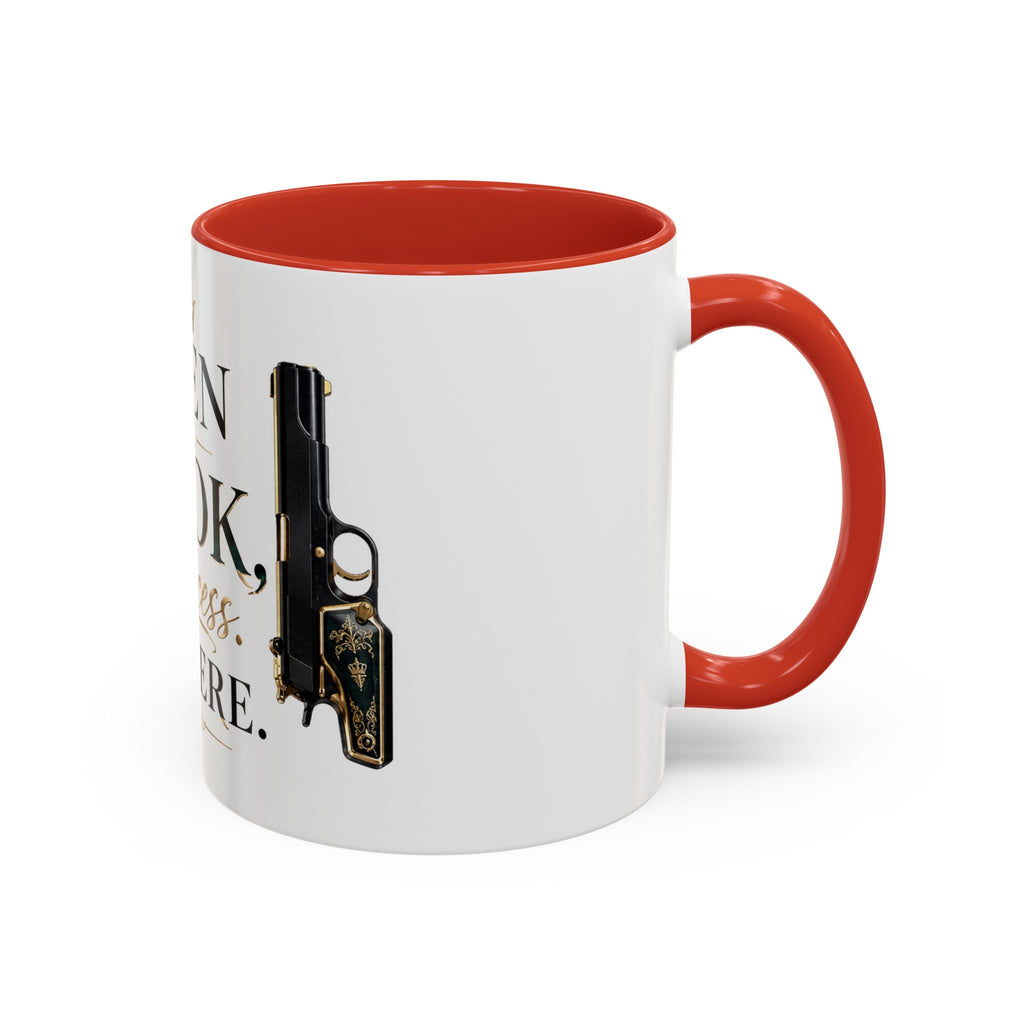 Open the Book, Princess. I'm Here. – Bookish Ceramic Mug
