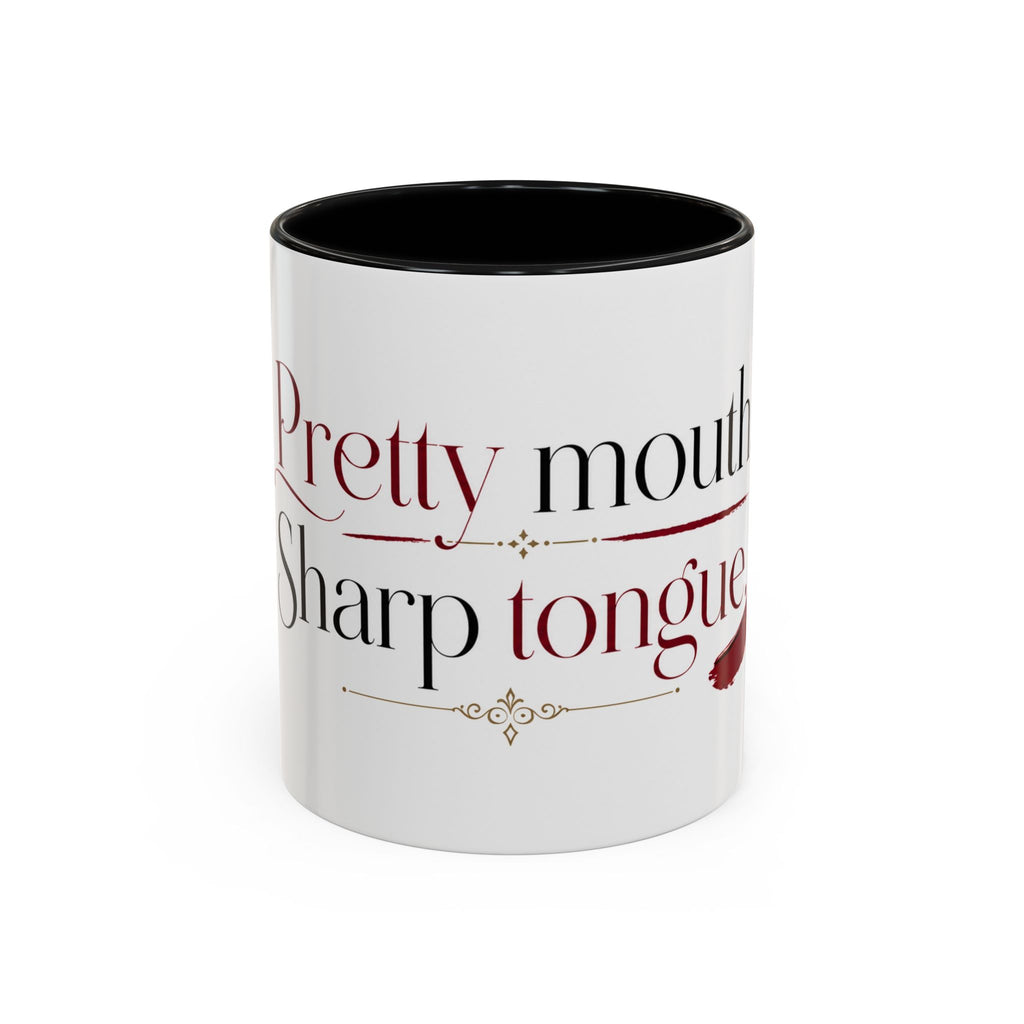 Pretty Mouth. Sharp Tongue. – Bookish Ceramic Mug