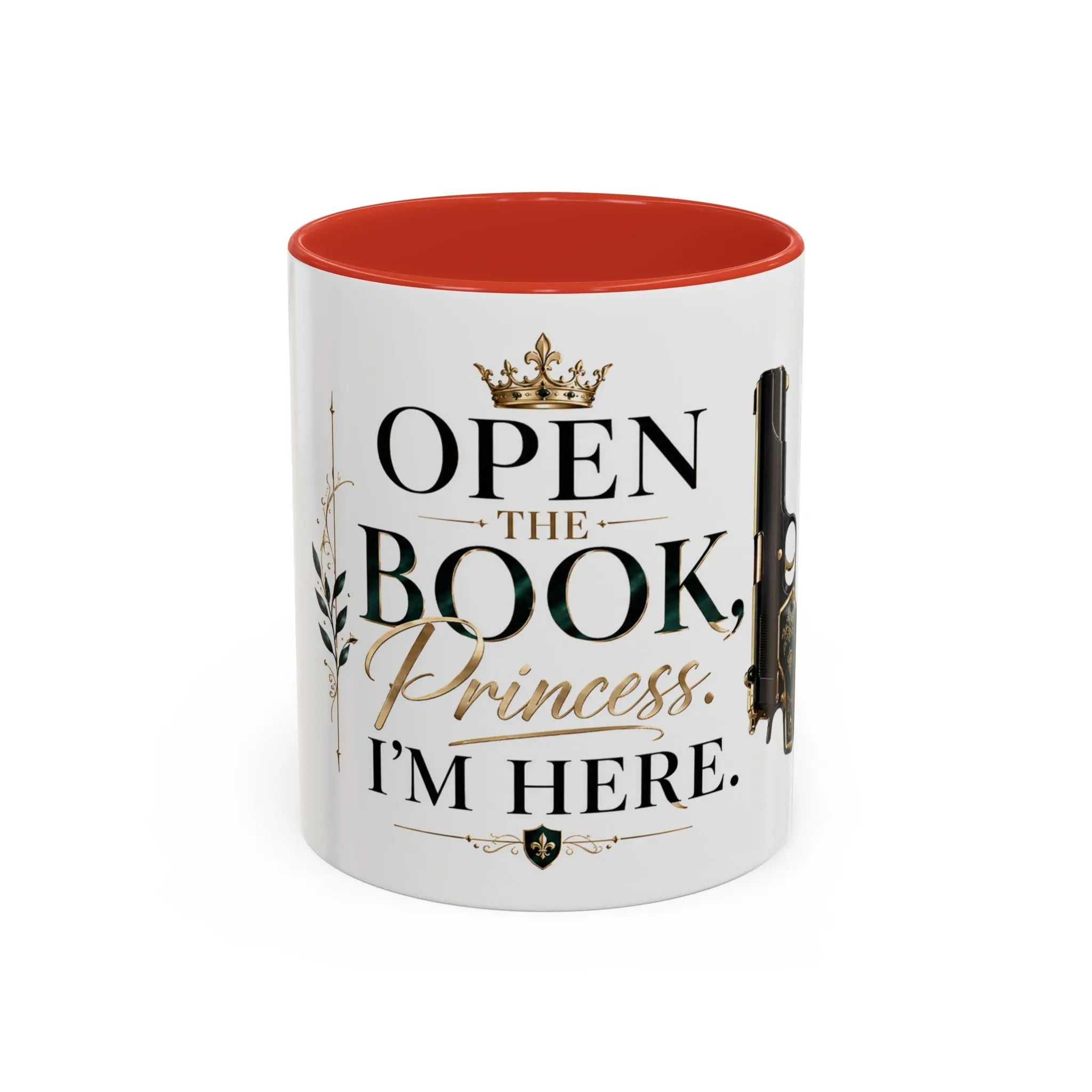 Open the Book, Princess. I'm Here. – Bookish Ceramic Mug Printify