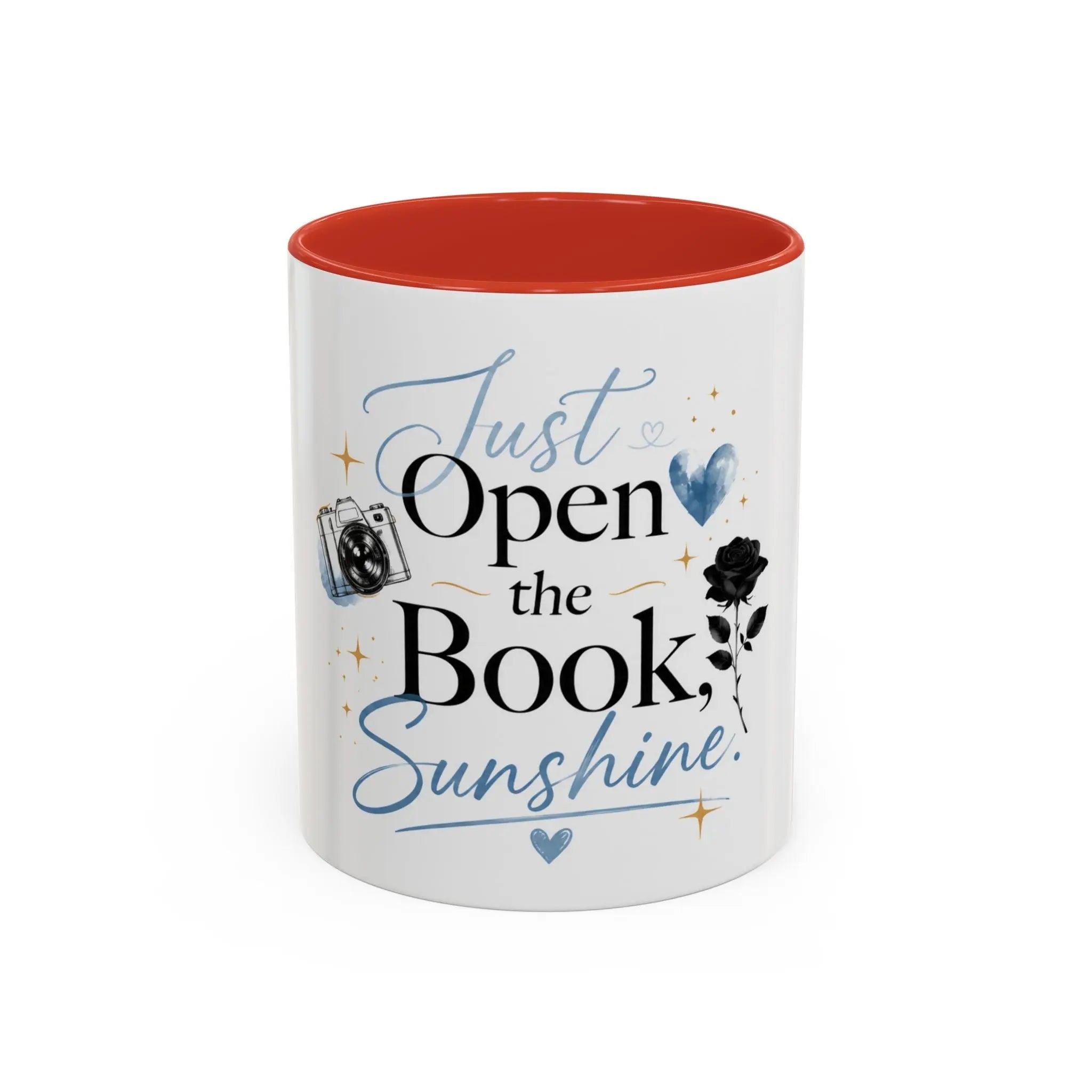 Just Open the Book, Sunshine – Bookish Ceramic Mug Printify