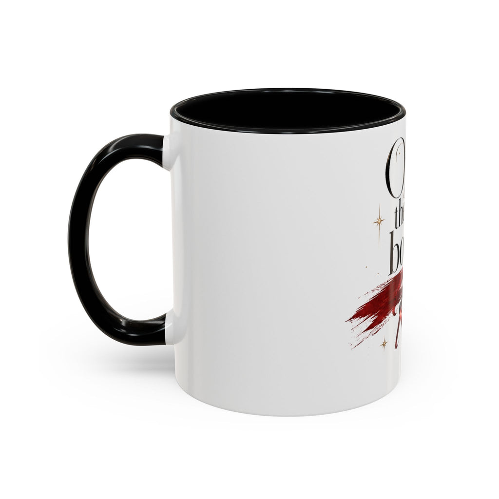 Open the Damn Book, Red. – Bookish Ceramic Mug