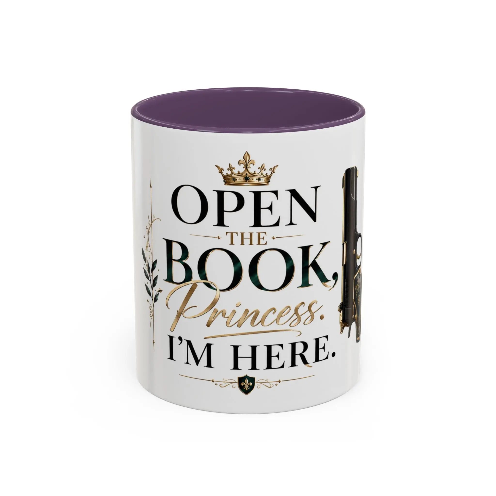 Open the Book, Princess. I'm Here. – Bookish Ceramic Mug Printify