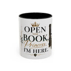 Open the Book, Princess. I'm Here. – Bookish Ceramic Mug Printify