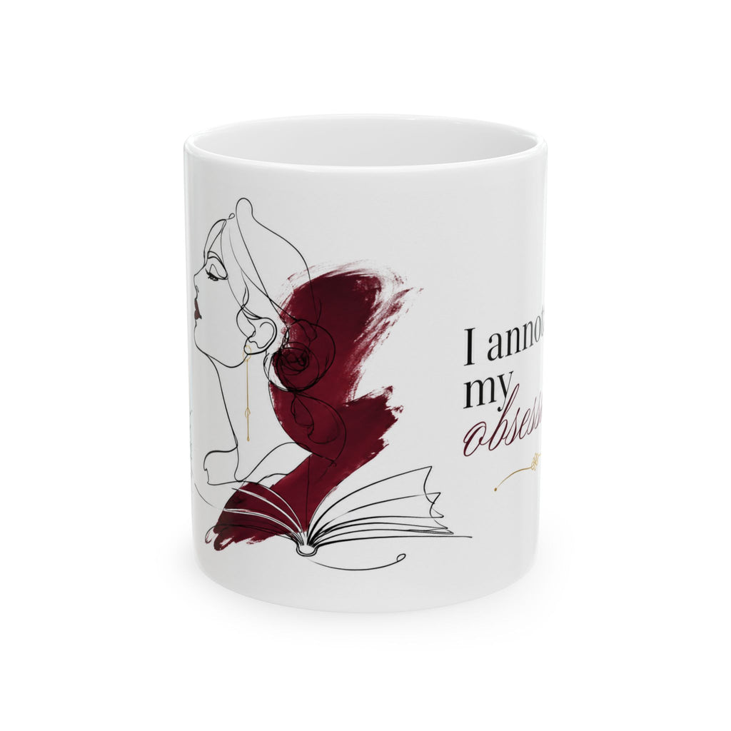 "I Announce My Presence" Bookish Mug 11oz