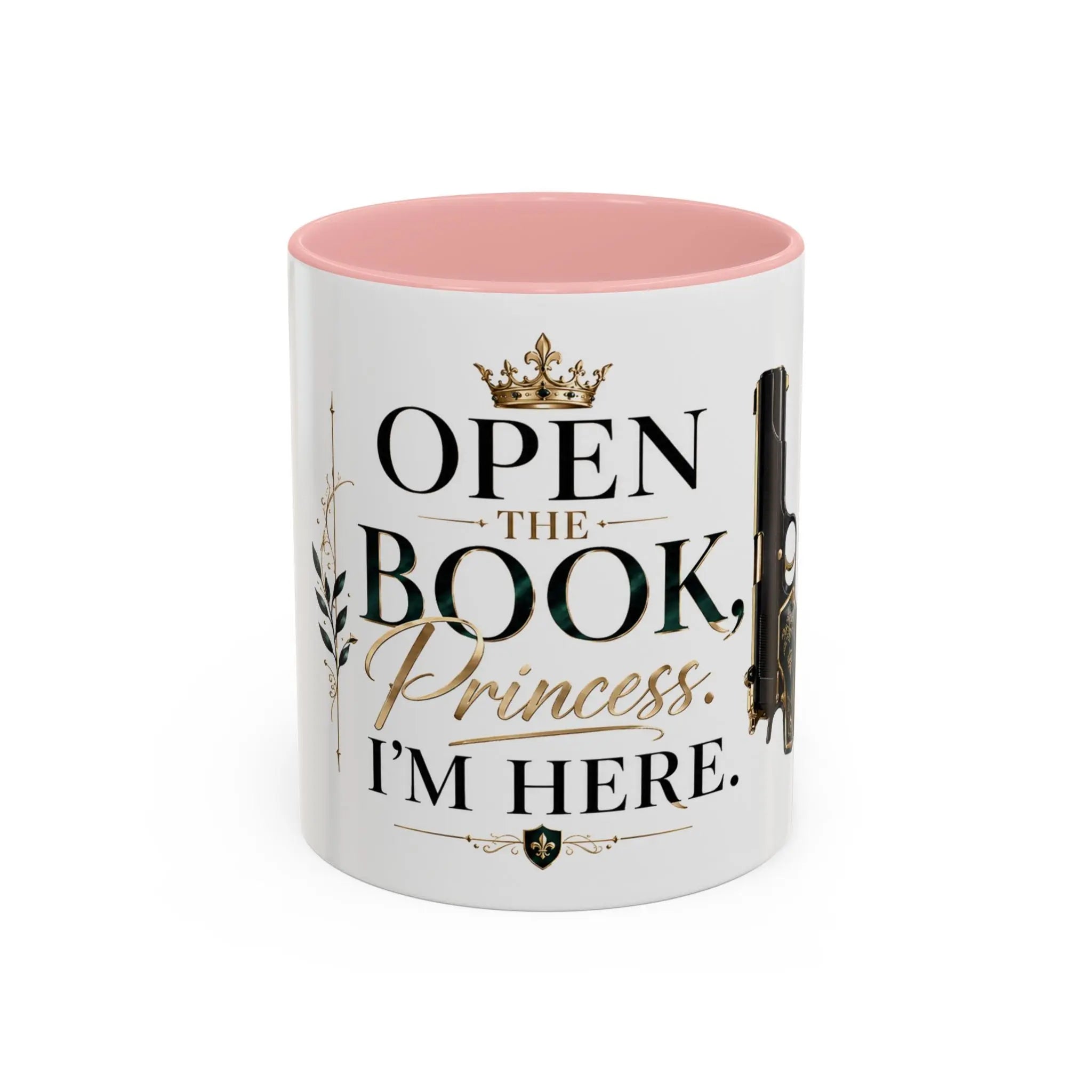 Open the Book, Princess. I'm Here. – Bookish Ceramic Mug Printify