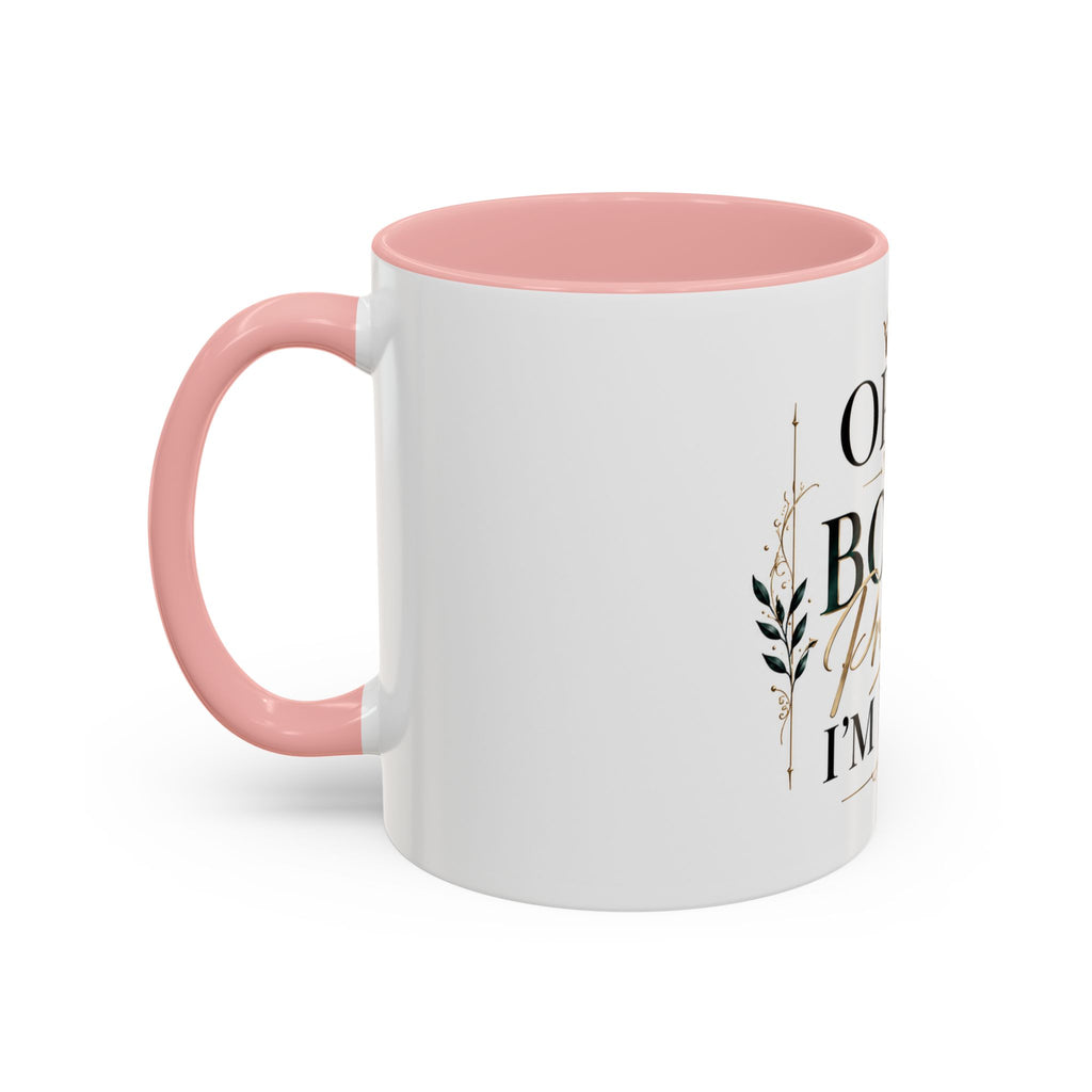 Open the Book, Princess. I'm Here. – Bookish Ceramic Mug