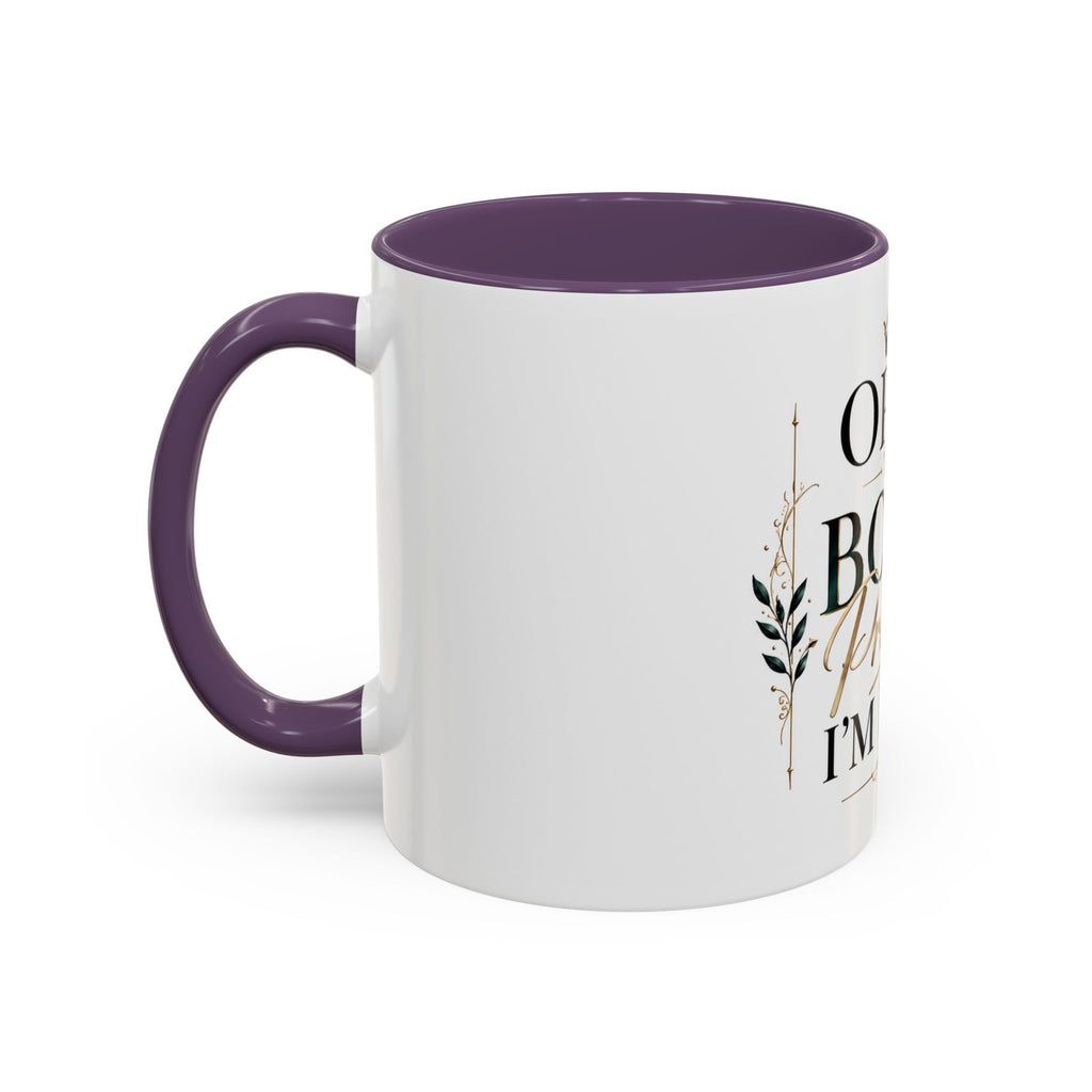 Open the Book, Princess. I'm Here. – Bookish Ceramic Mug