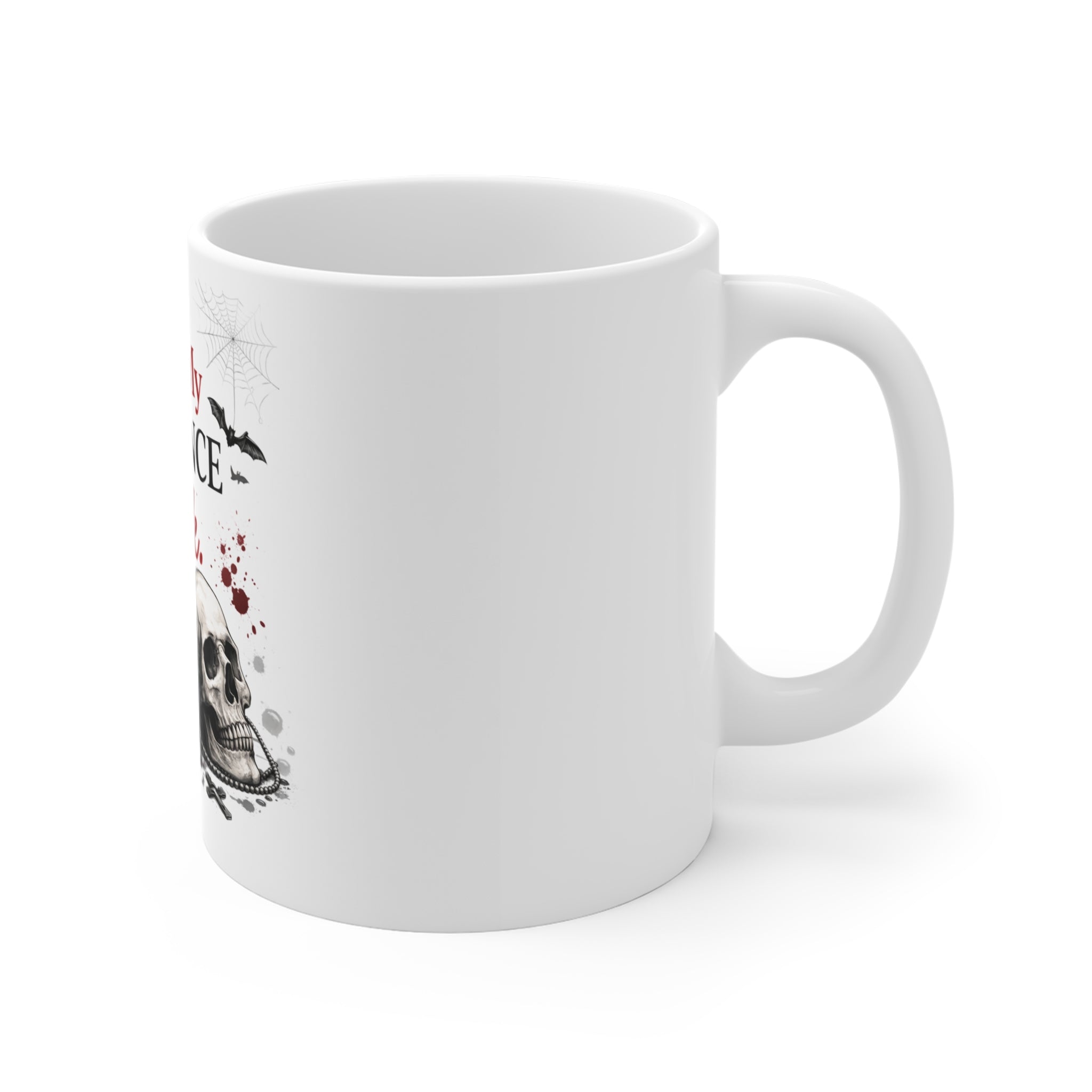Dark Romance Mug – “I Like My Romance Dark” | Gothic Book Lover Coffee Mug | Free Shipping USA