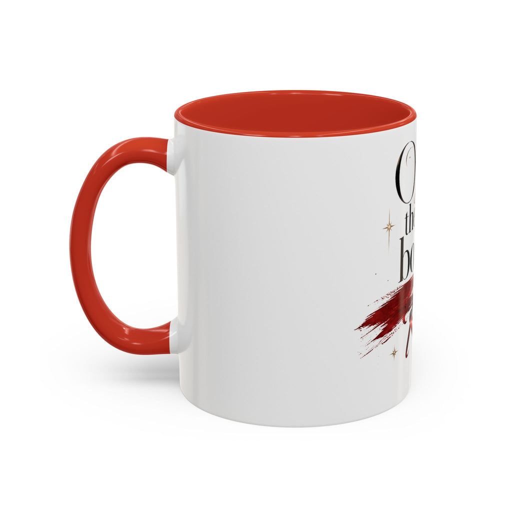 Open the Damn Book, Red. – Bookish Ceramic Mug