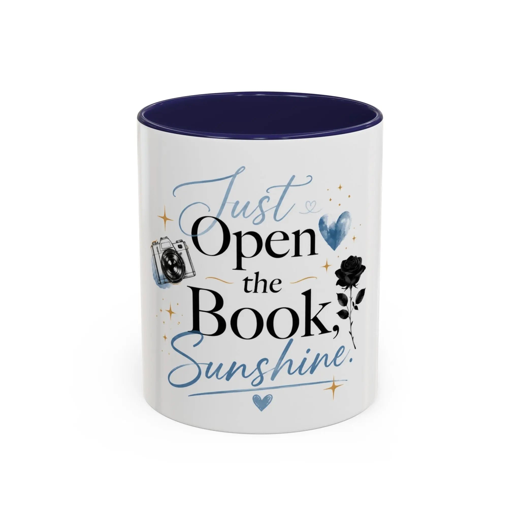 Just Open the Book, Sunshine – Bookish Ceramic Mug Printify