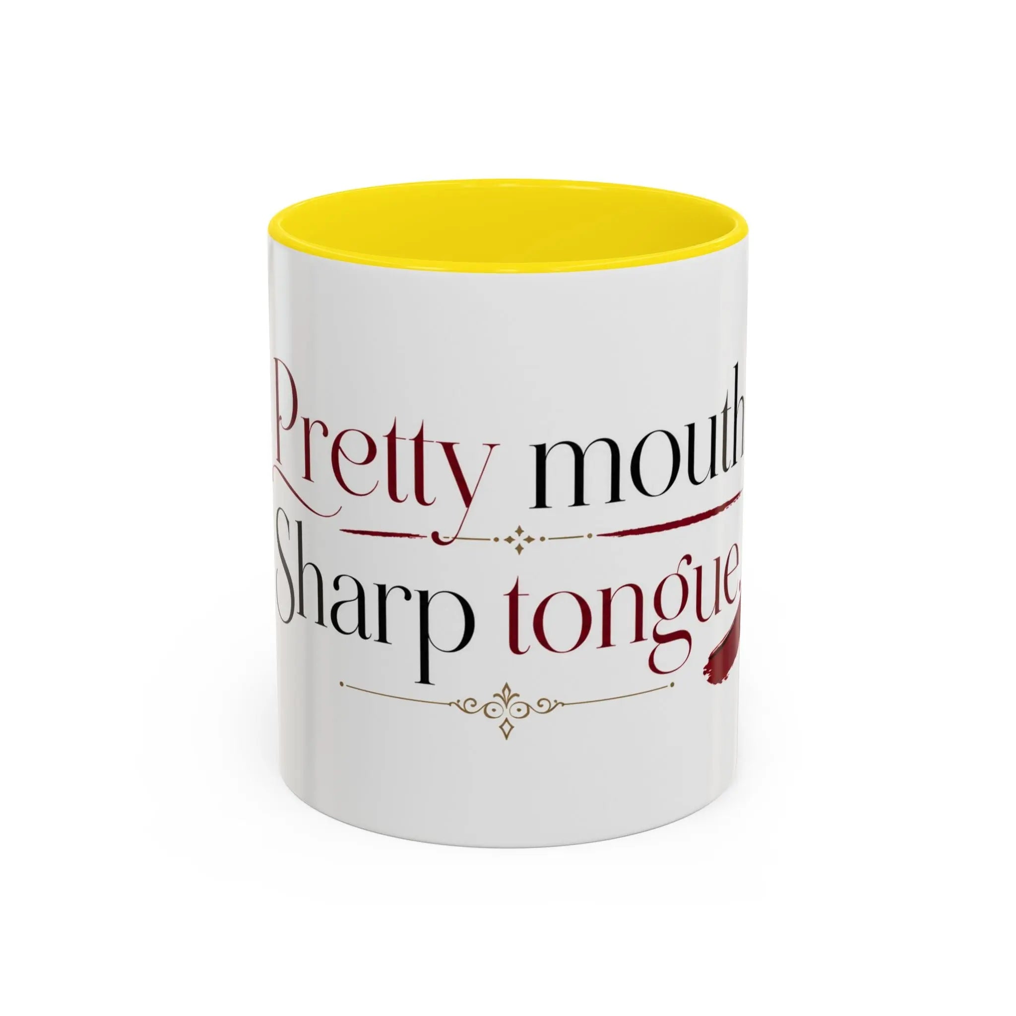 Pretty Mouth. Sharp Tongue. – Bookish Ceramic Mug Printify