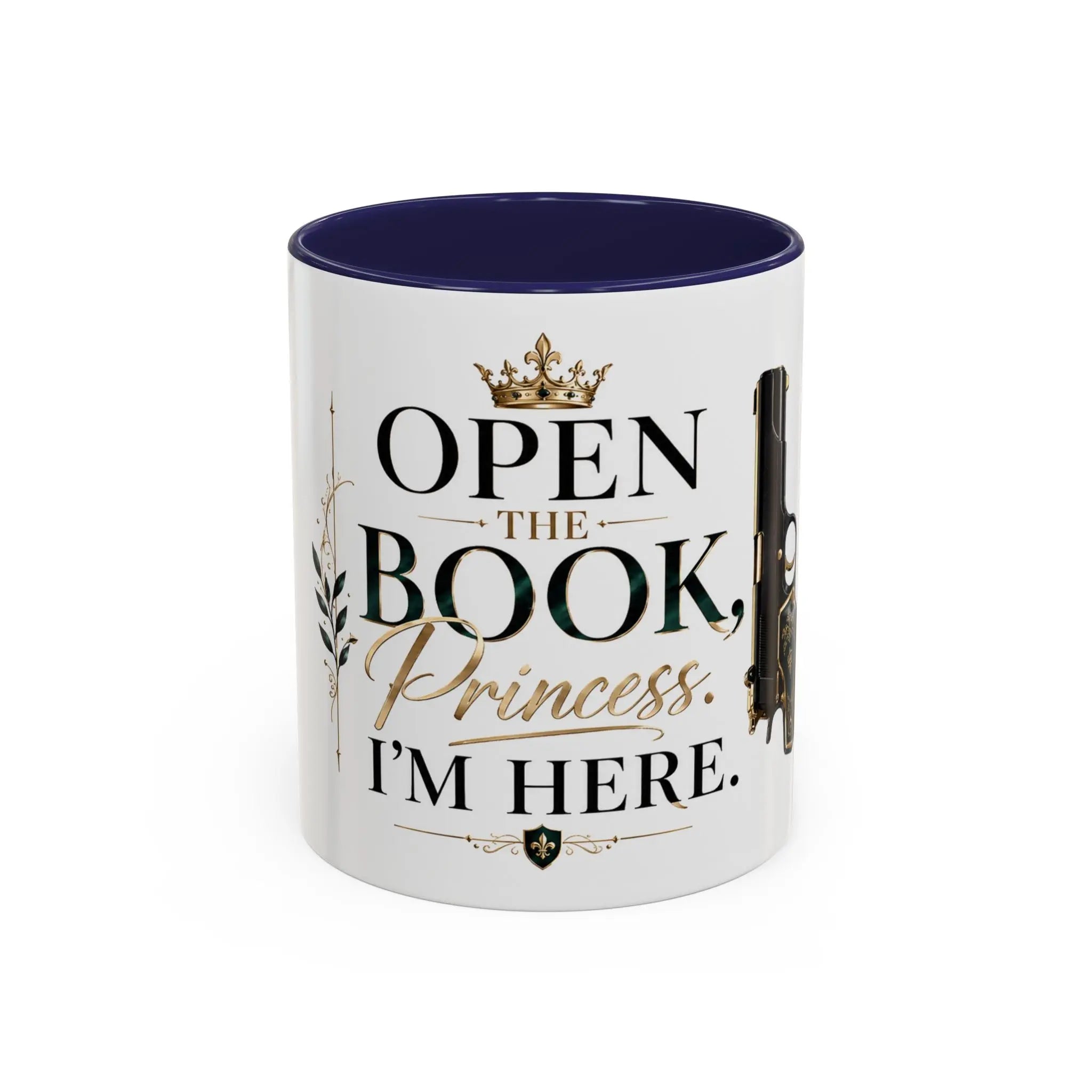 Open the Book, Princess. I'm Here. – Bookish Ceramic Mug Printify