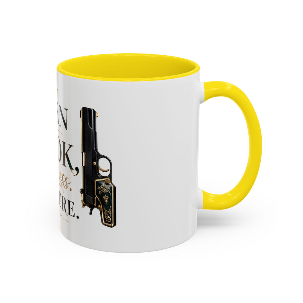 Open the Book, Princess. I'm Here. – Bookish Ceramic Mug