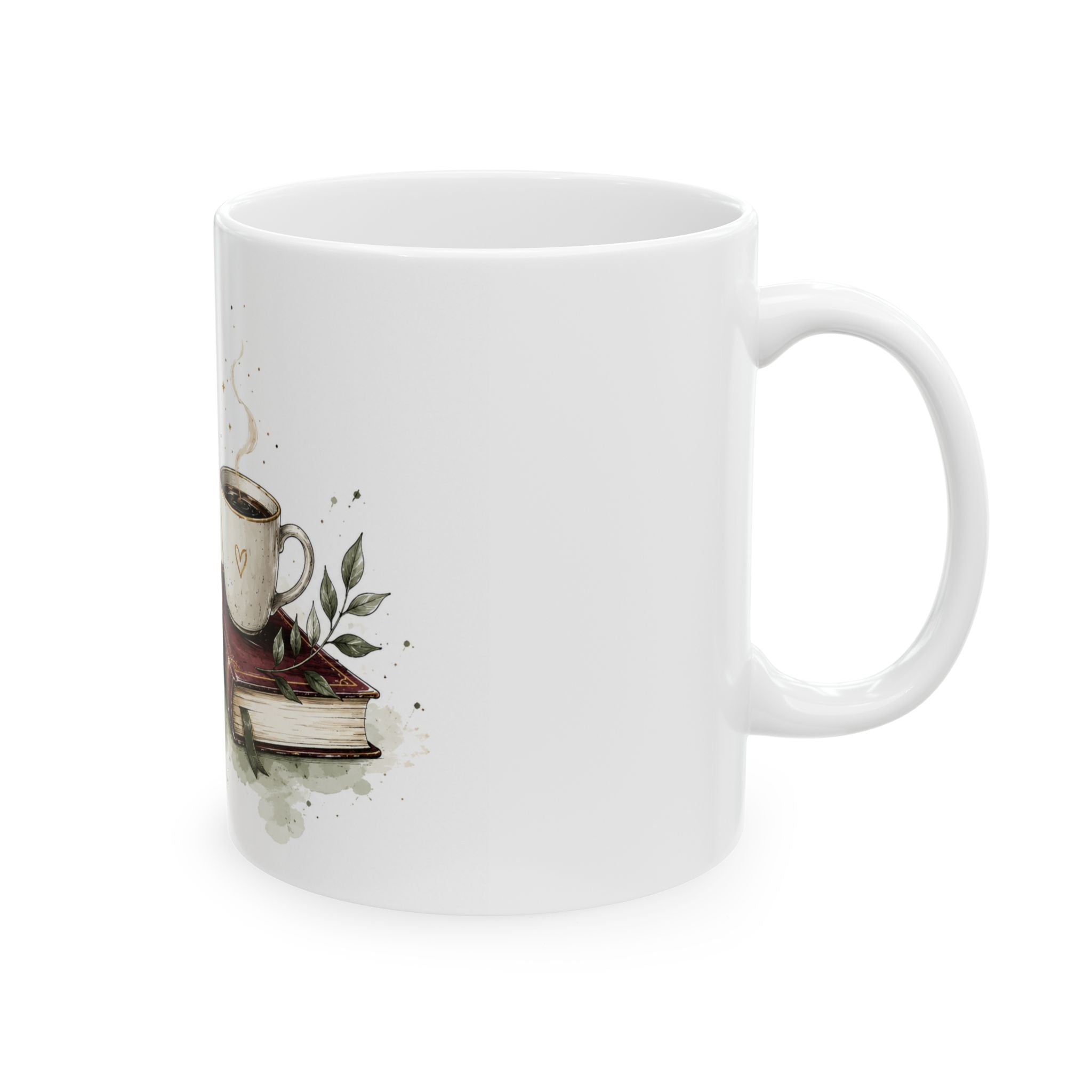 "Coffee, Book, Peace" Bookish Mug 11oz