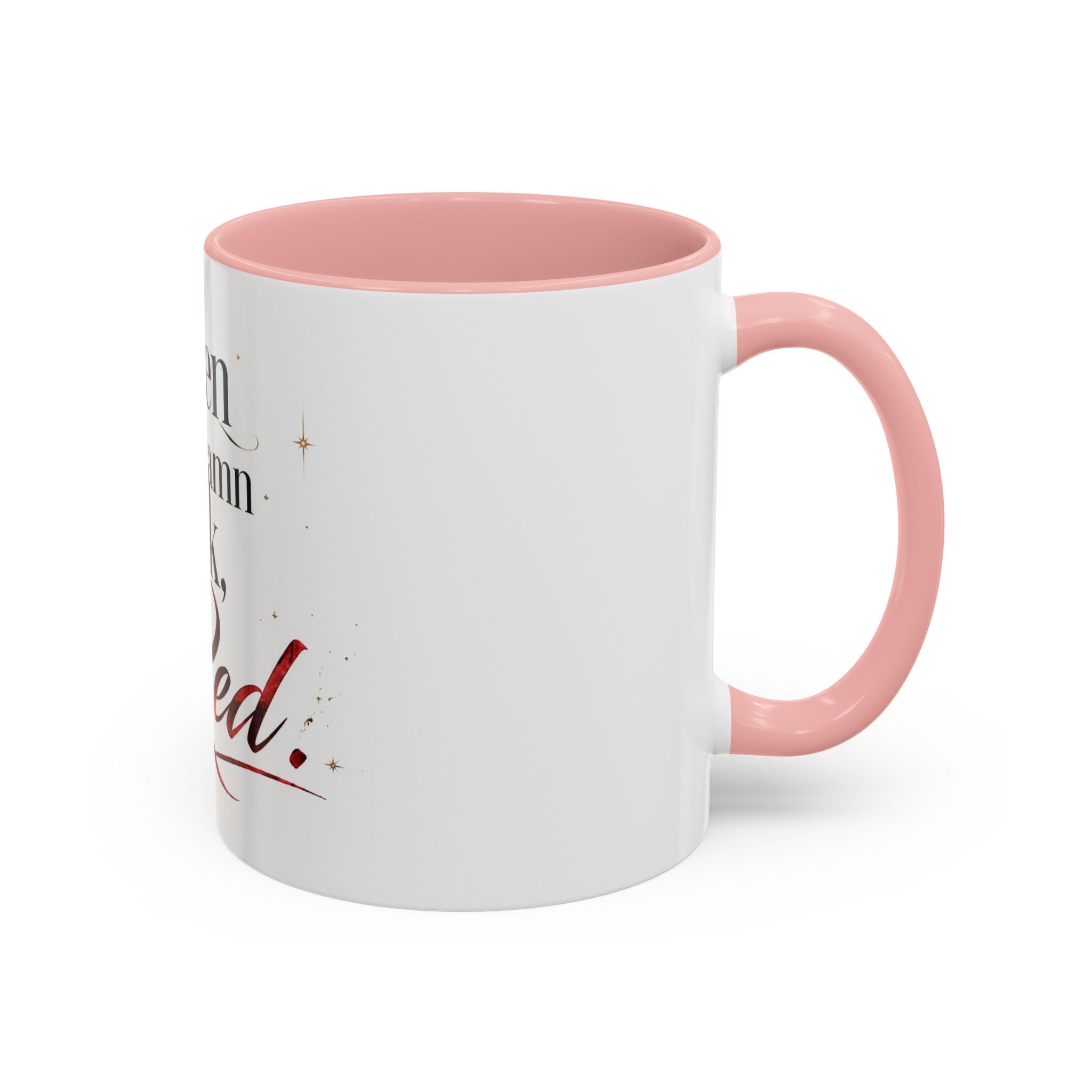 Open the Damn Book, Red. – Bookish Ceramic Mug