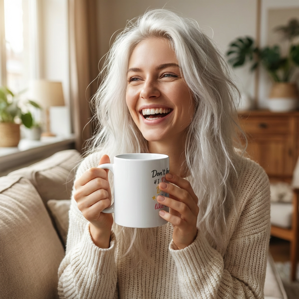 11oz Coffee Mug — "Don't Ask Me If I Slept. Does It Look Like I Did?" Funny Sarcastic Sleepy Quote