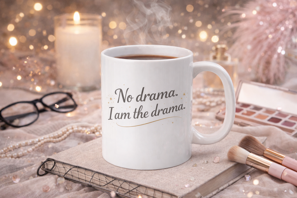 No Drama I Am The Drama Coffee Mug — Funny 11oz Ceramic Gift