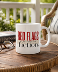 "Red Flags Read Better in Fiction" Bookish Mug 11oz