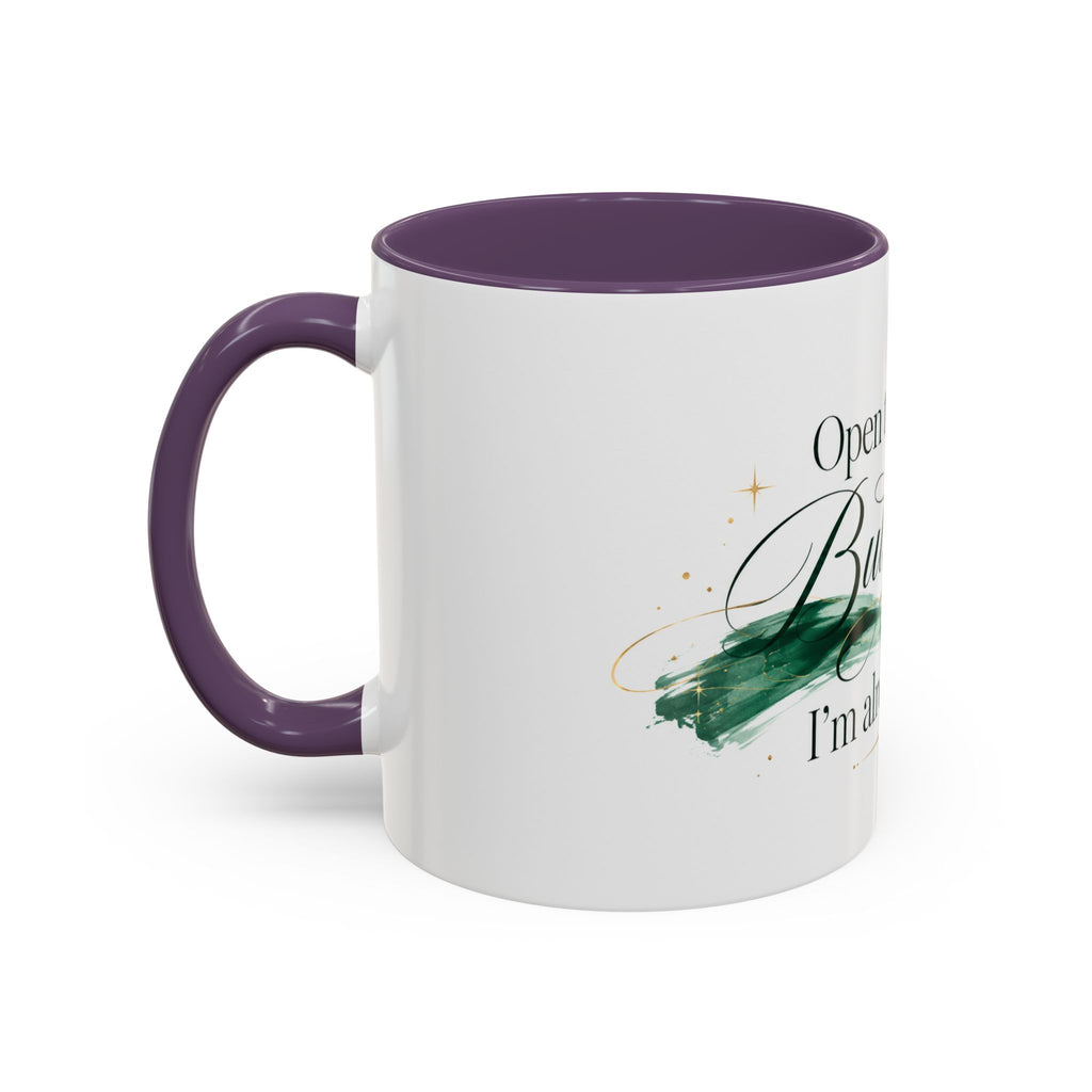 Open the Book, Butterfly. I'm Already There. – Bookish Ceramic Mug
