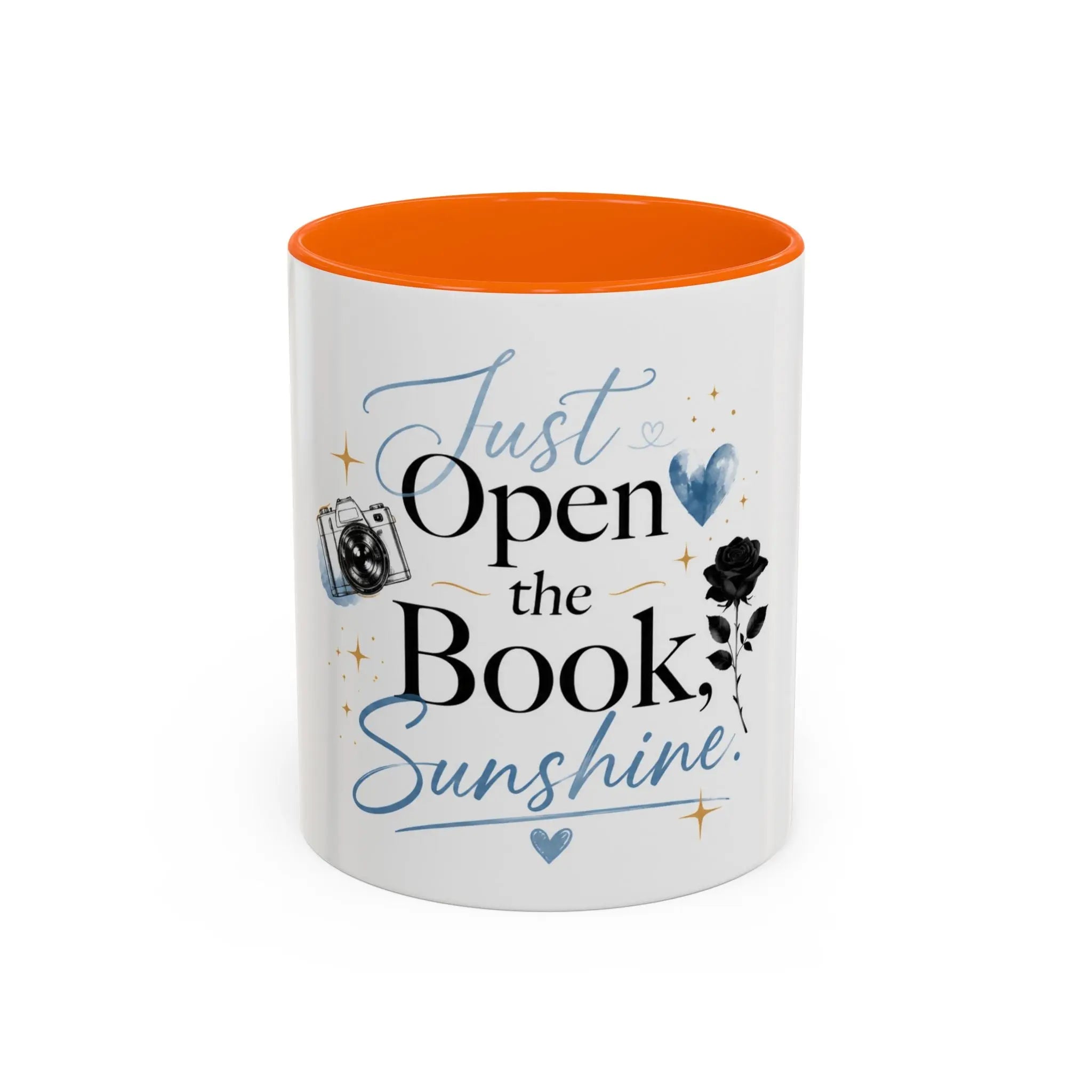 Just Open the Book, Sunshine – Bookish Ceramic Mug Printify