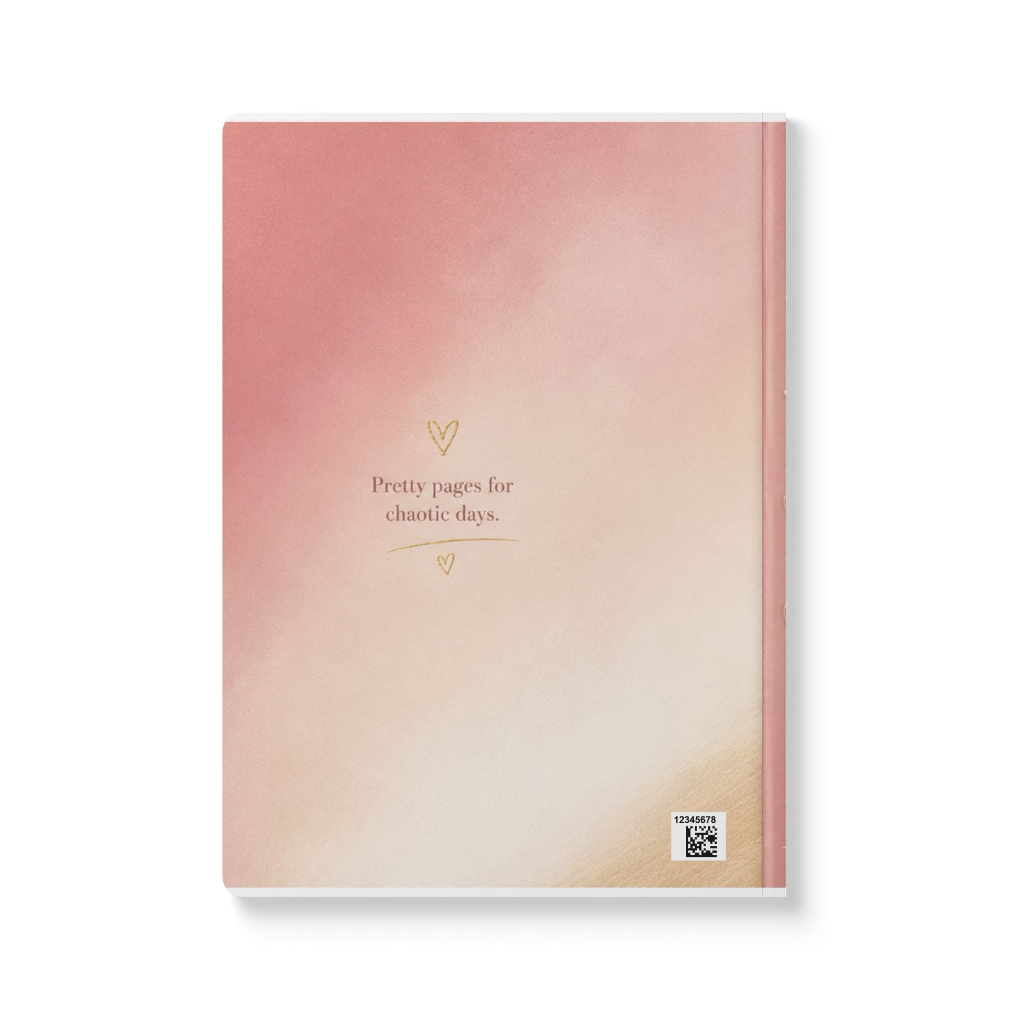 Just Here to Hold My Thoughts Together – Bookish Softcover Journal