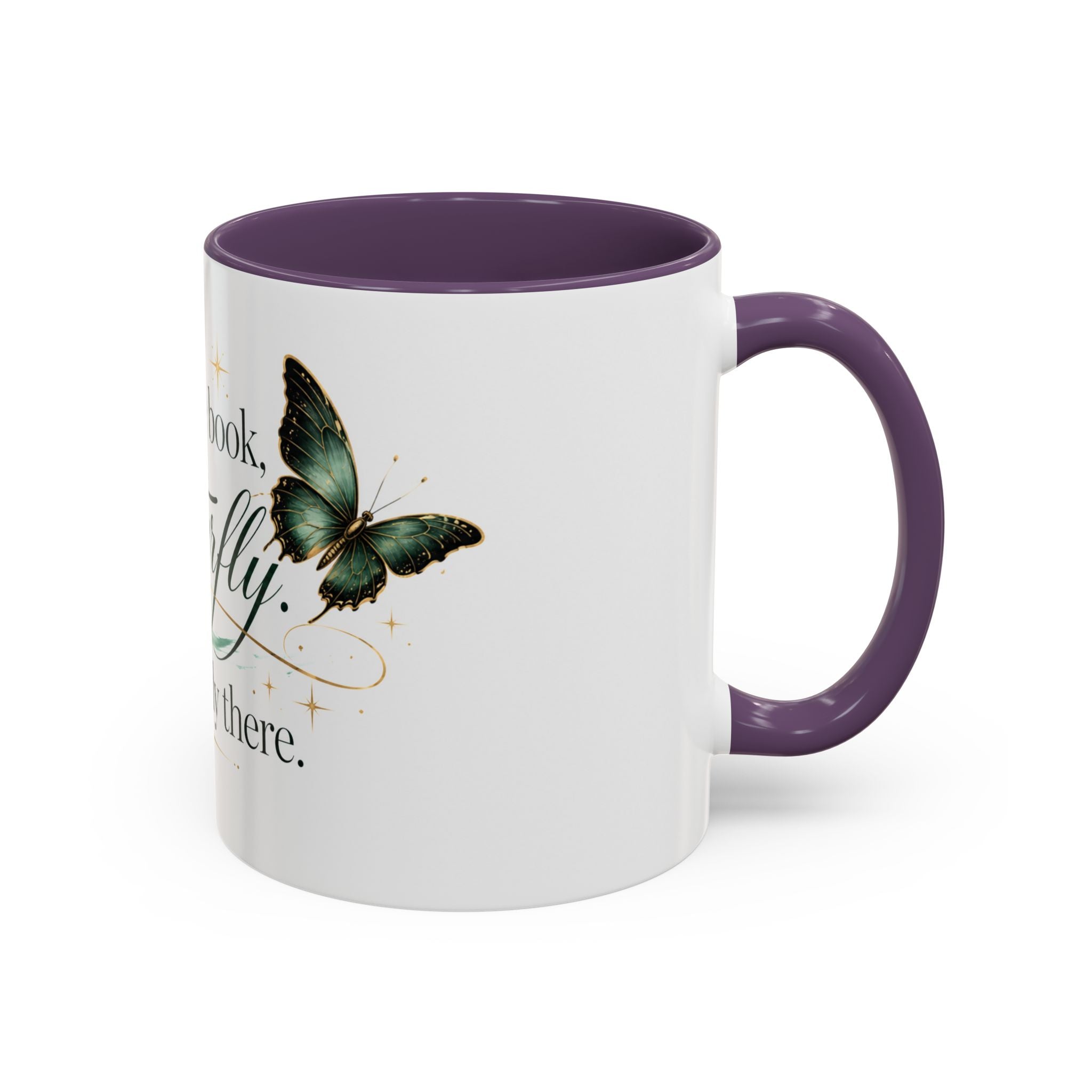 Open the Book, Butterfly. I'm Already There. – Bookish Ceramic Mug