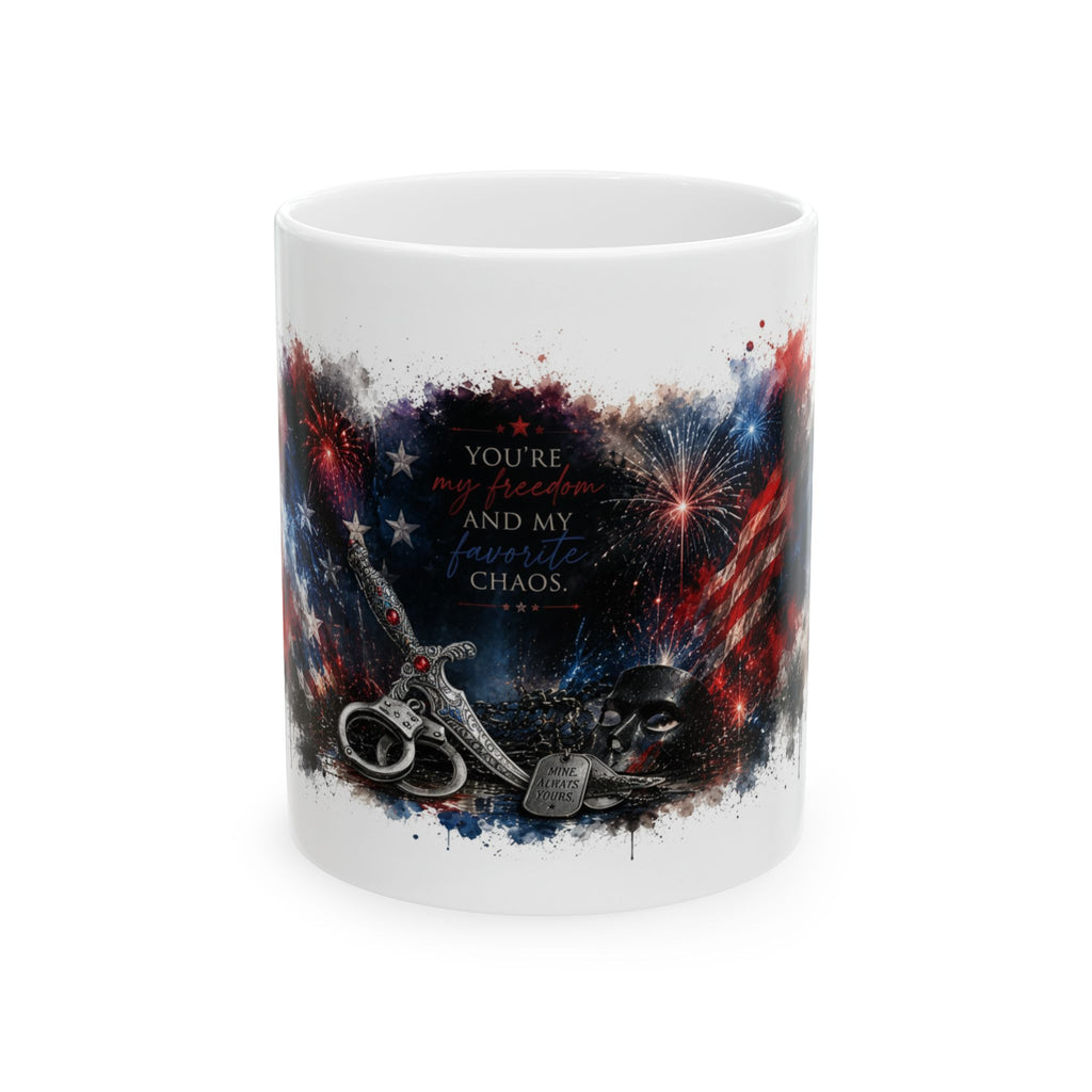 "You're My Freedom & My Favorite Chaos" Dark Romance Mug 11oz