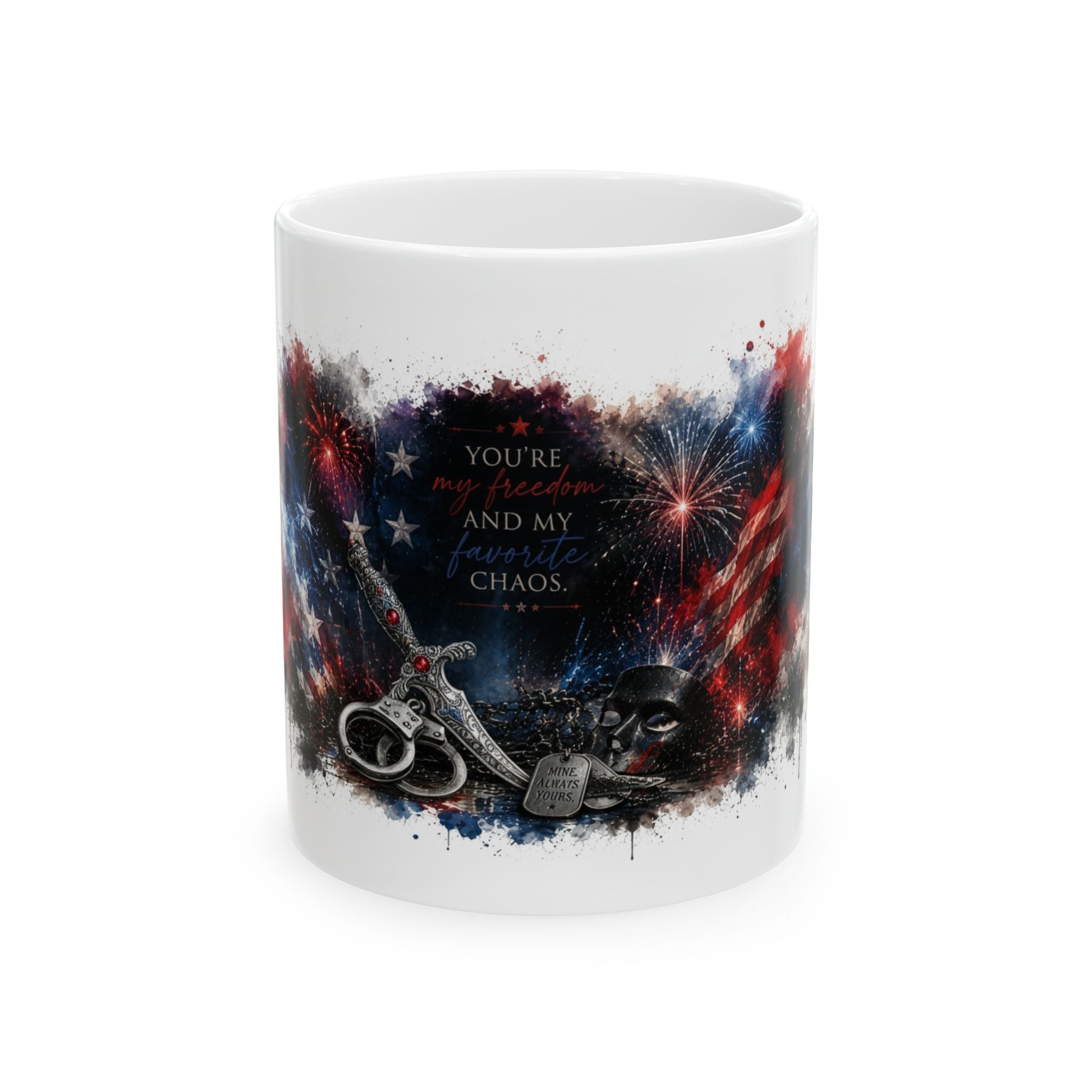 "You're My Freedom & My Favorite Chaos" Dark Romance Mug 11oz