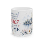 Some Hearts Find Home – Romantic Ceramic Mug Printify