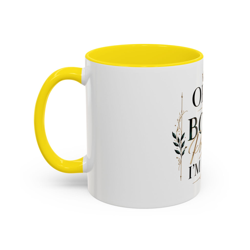 Open the Book, Princess. I'm Here. – Bookish Ceramic Mug