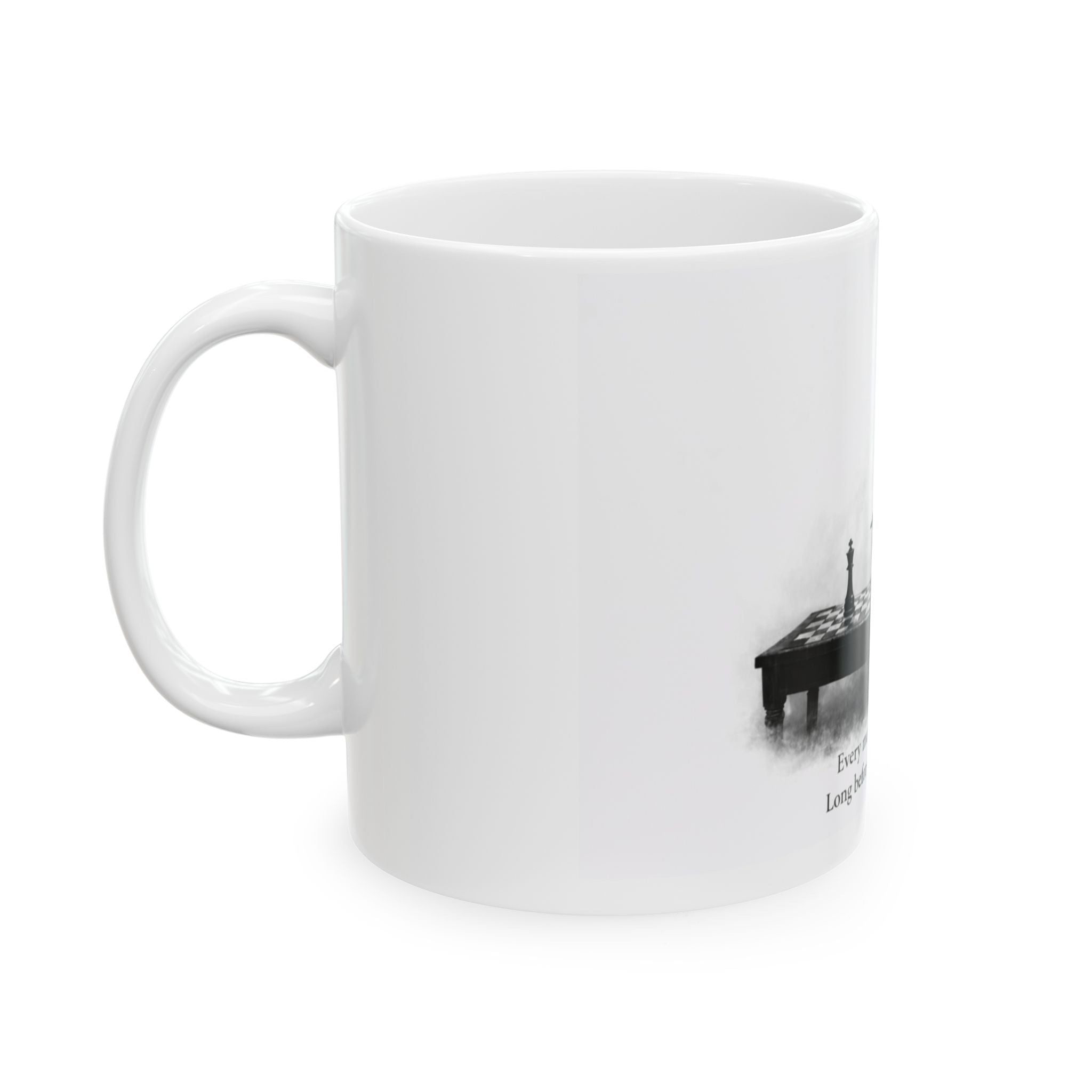 Every move was planned.MUG