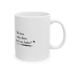Gothic Raven Ceramic Mug – Dark Romance Coffee Cup Printify