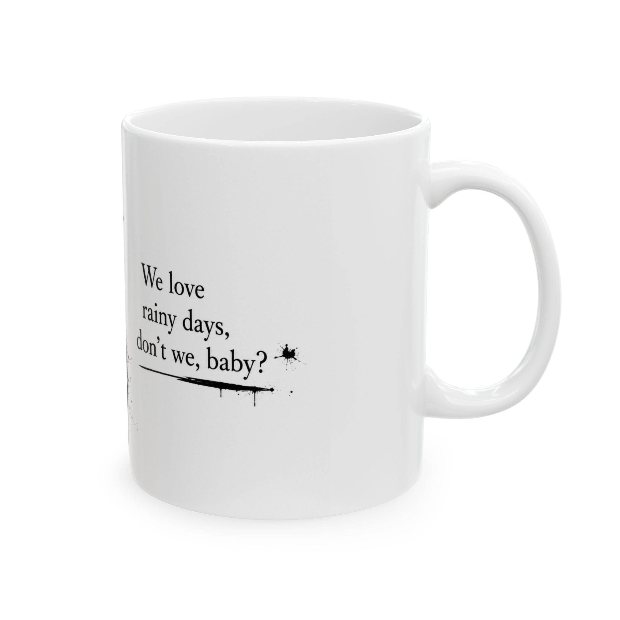Gothic Raven Ceramic Mug – Dark Romance Coffee Cup
