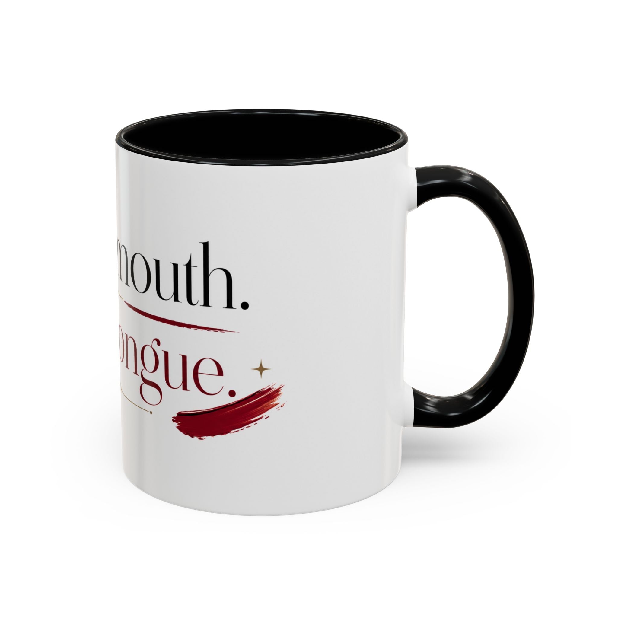 Pretty Mouth. Sharp Tongue. – Bookish Ceramic Mug