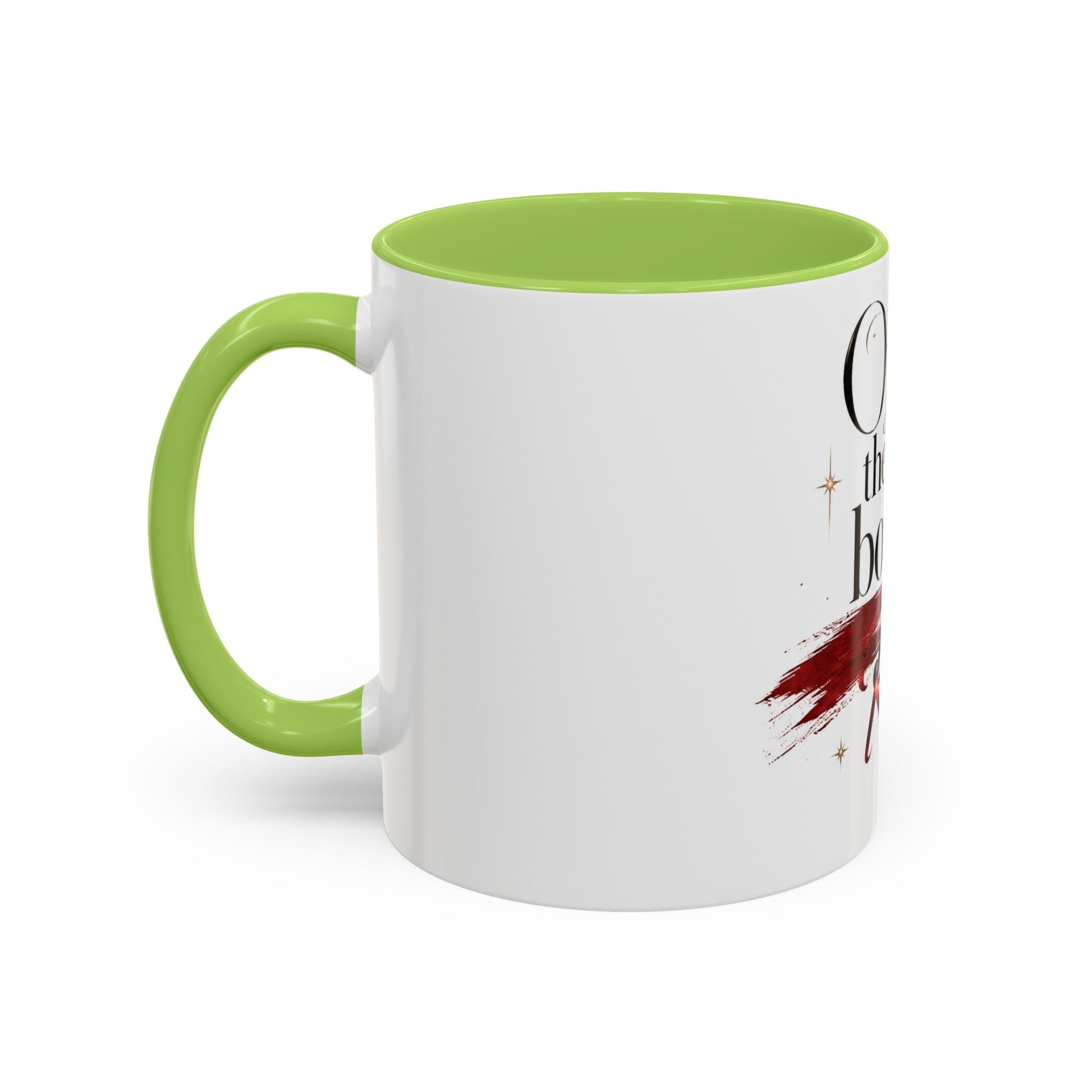 Open the Damn Book, Red. – Bookish Ceramic Mug