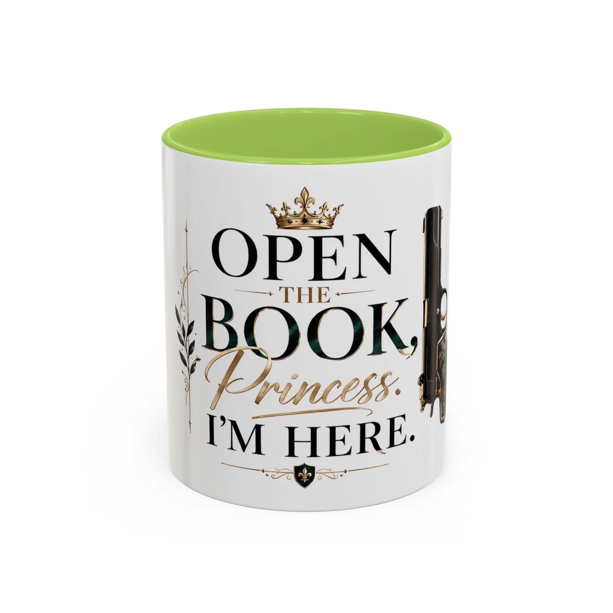 Open the Book, Princess. I'm Here. – Bookish Ceramic Mug Printify