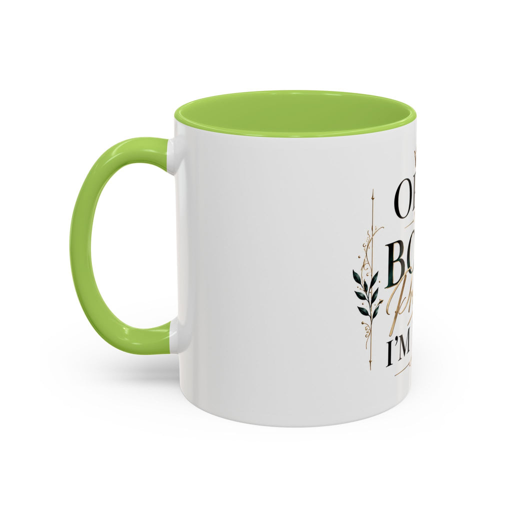 Open the Book, Princess. I'm Here. – Bookish Ceramic Mug