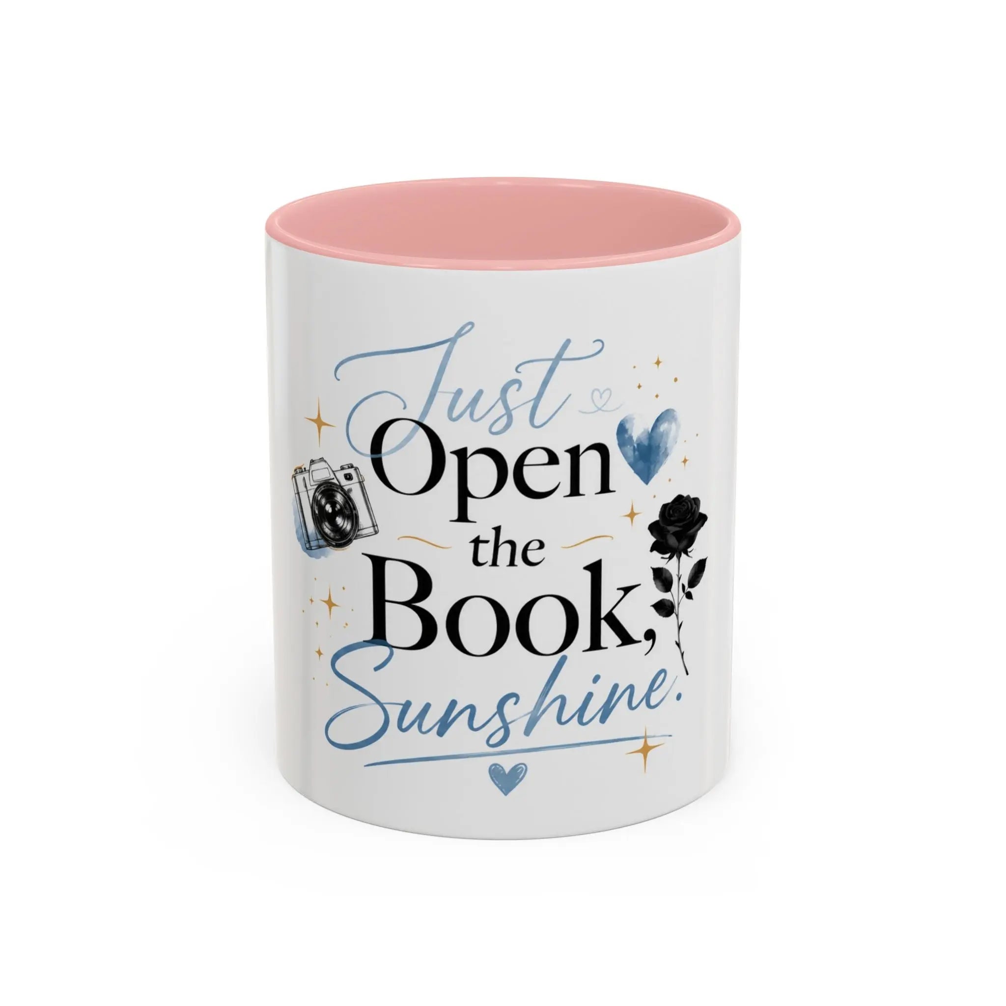 Just Open the Book, Sunshine – Bookish Ceramic Mug Printify