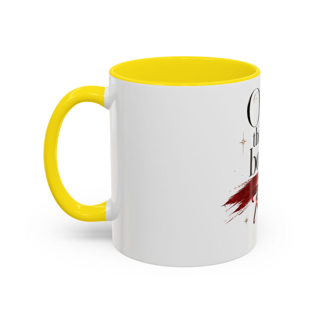 Open the Damn Book, Red. – Bookish Ceramic Mug