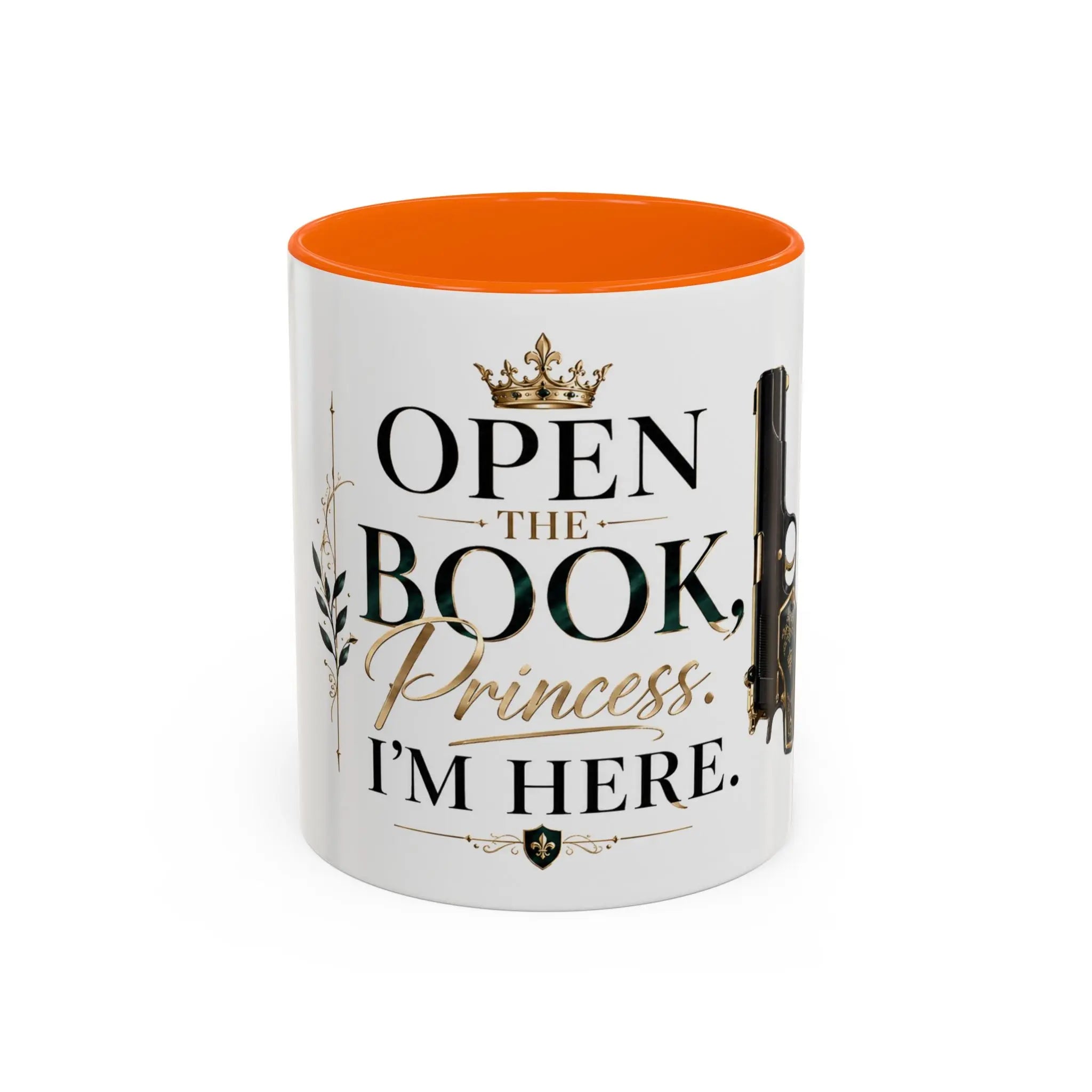Open the Book, Princess. I'm Here. – Bookish Ceramic Mug Printify