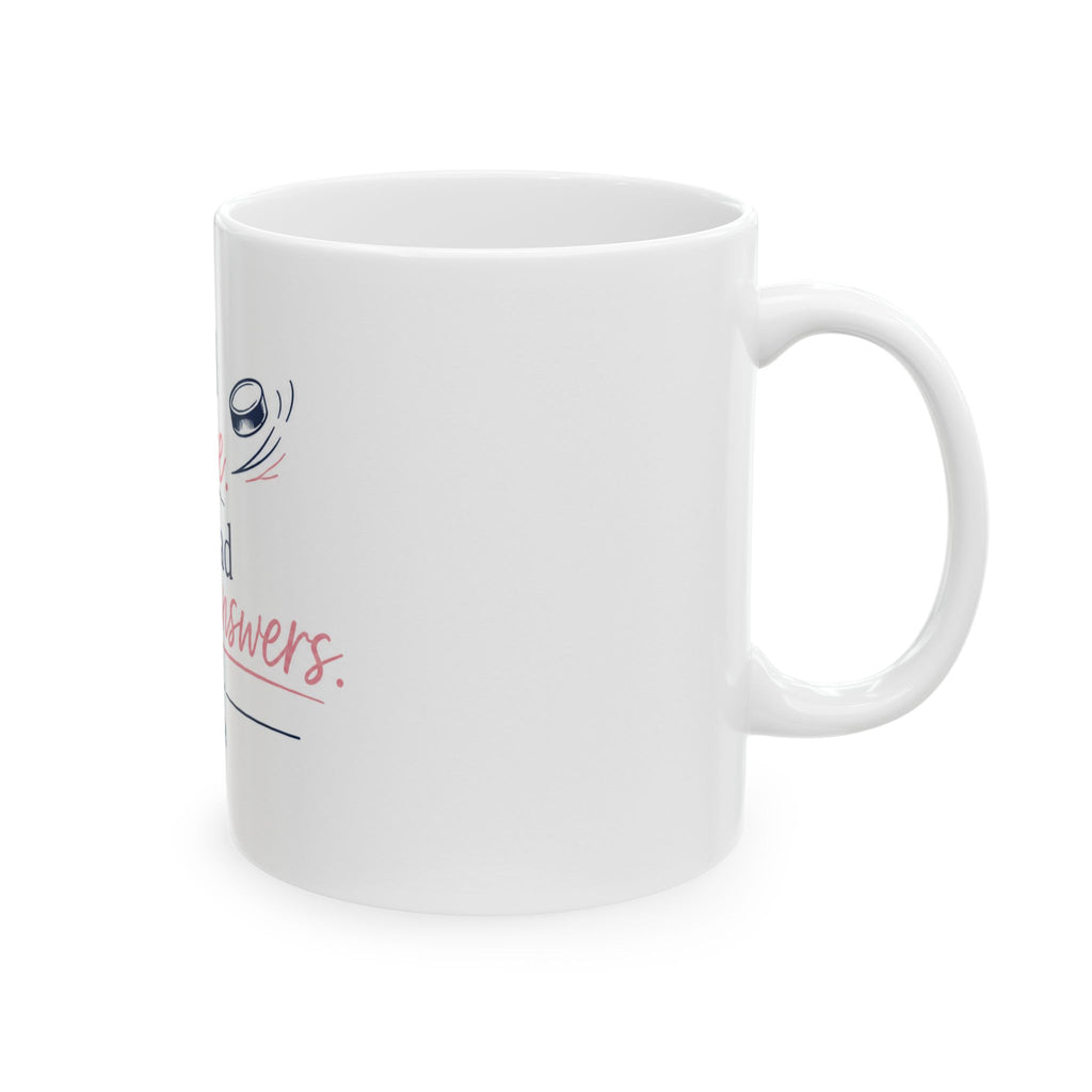He Had the Ice, She Had the Answers – Hockey Ceramic Mug