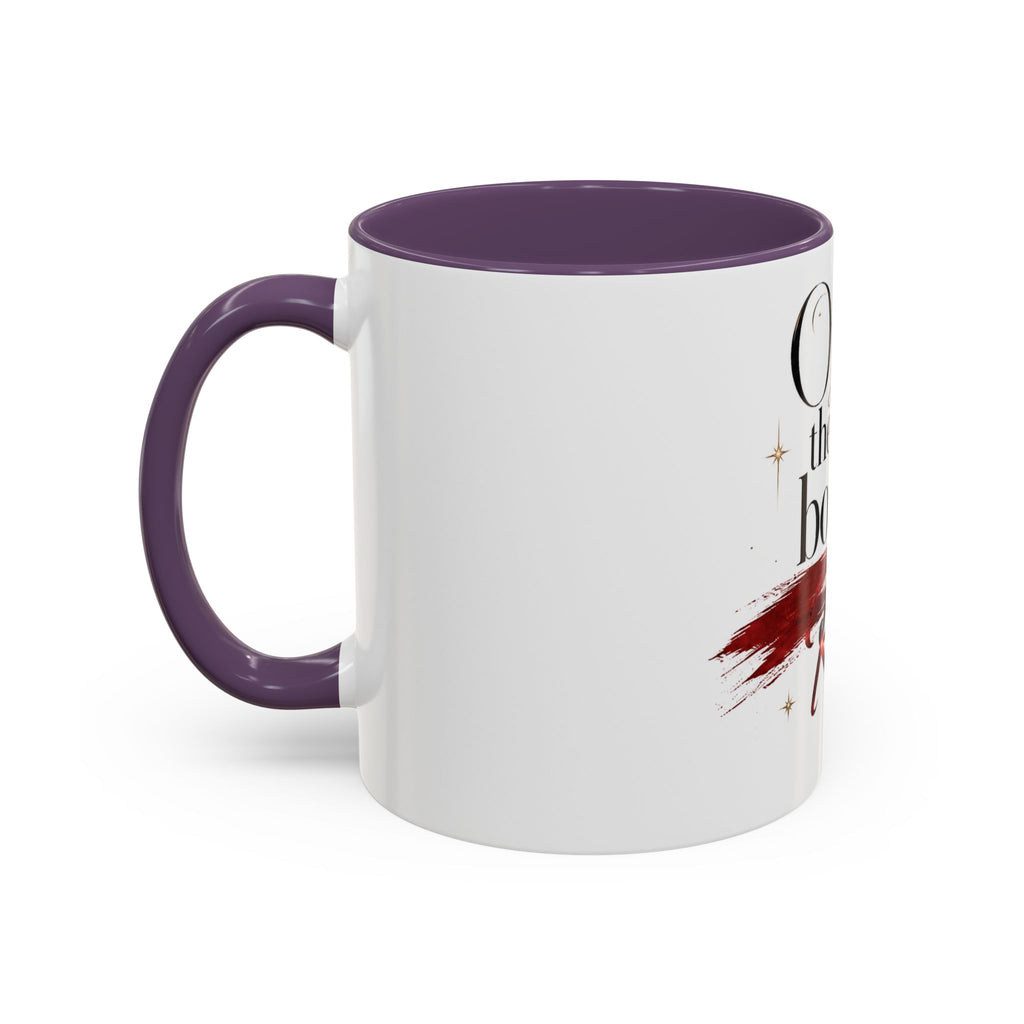 Open the Damn Book, Red. – Bookish Ceramic Mug