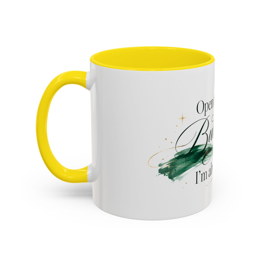 Open the Book, Butterfly. I'm Already There. – Bookish Ceramic Mug