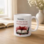 It's Time for My Book Boyfriend – Bookish Ceramic Mug Printify